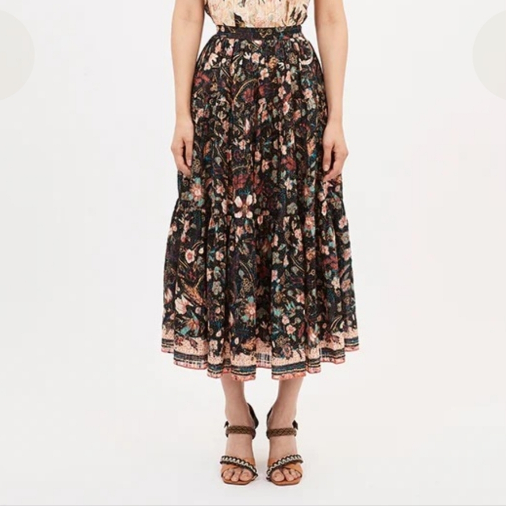 Ulla Johnson 4 Skirt Obsidian Botanica